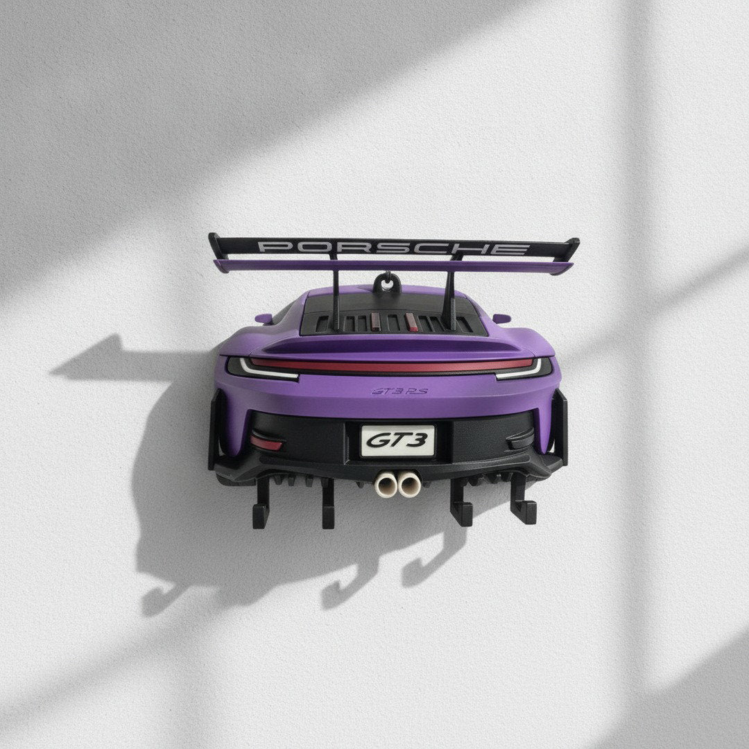Track Rear Wall Key Rack