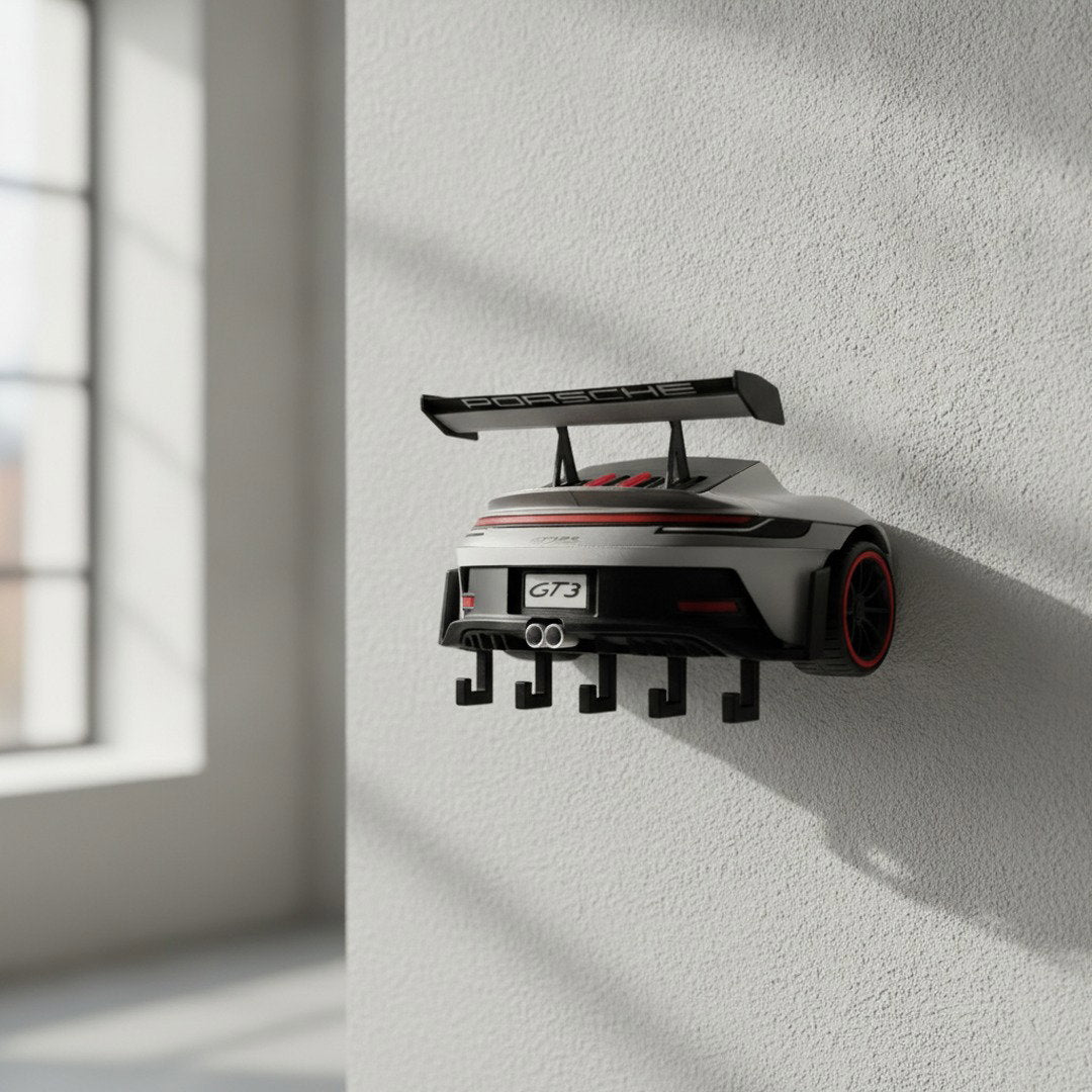 Track Rear Wall Key Rack