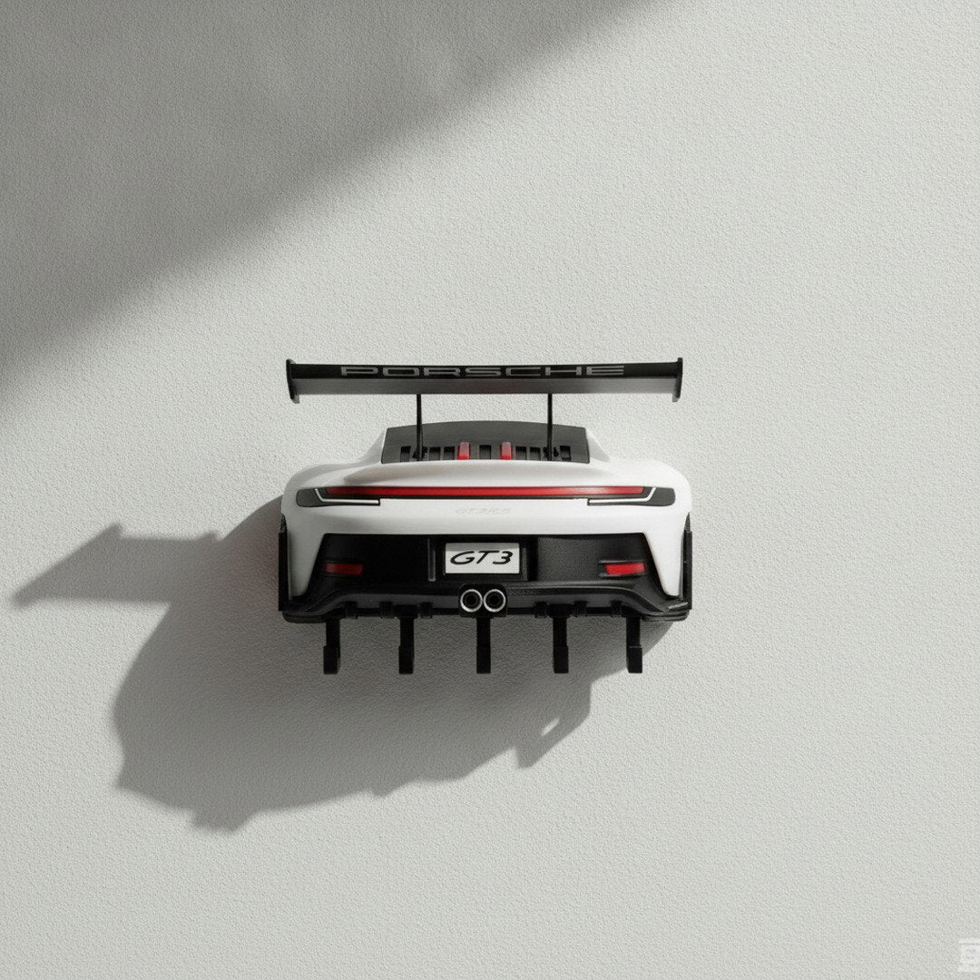 Track Rear Wall Key Rack