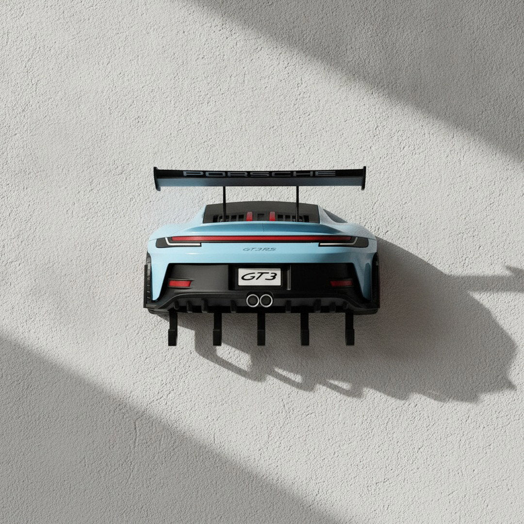 Track Rear Wall Key Rack