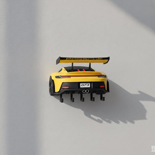 Track Rear Wall Key Rack